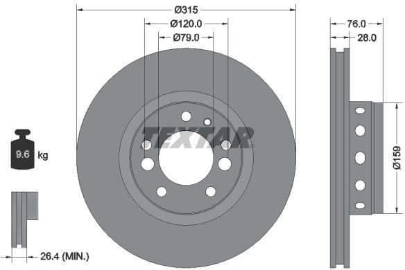 Brake Disc 92070900