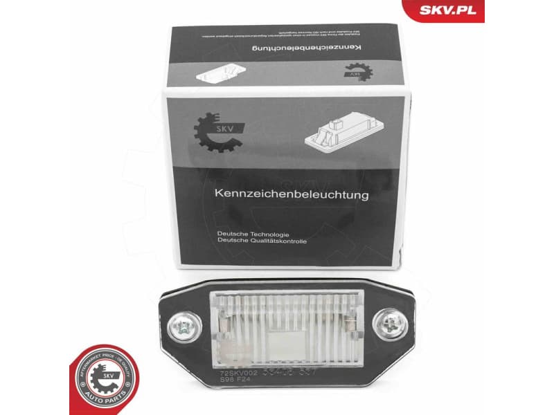 Licence Plate Light 72SKV002