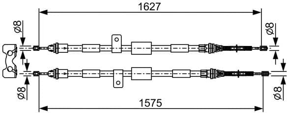Cable Pull, parking brake 1987477301 - image 5