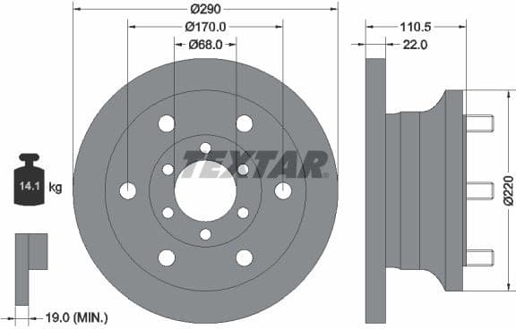 Brake Disc 93095100