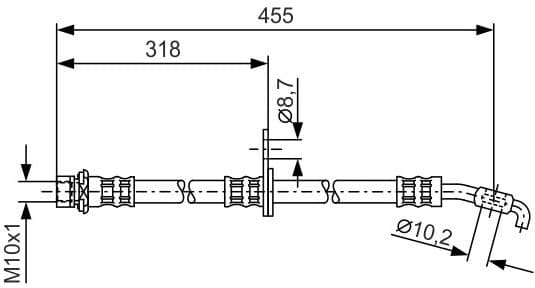 Brake Hose 1987476255 - image 2