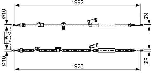 Cable Pull, parking brake 1 987 482 494 - image 2