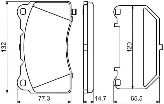 Brake Pad Set, disc brake 0986494880 - image 3