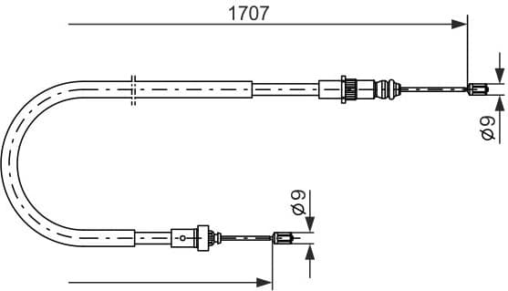 Cable Pull, parking brake 1987477587 - image 7