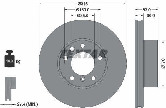 Brake Disc PRO+ 92304905