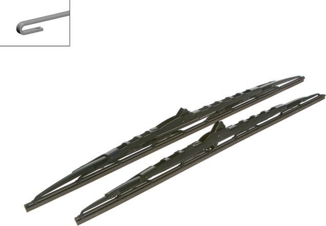 Wiper blade set BOSCH 2psc 3397118327 - image 2