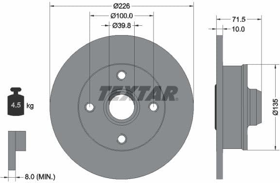 Brake Disc PRO 92154203
