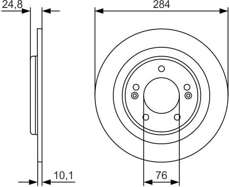 Brake Disc 0986479A13 - image 2