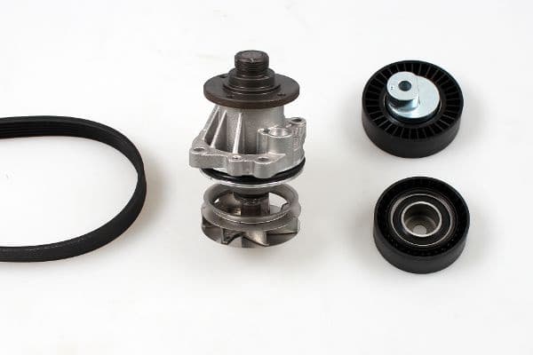 Water Pump + V-ribbed Belt Kit PK04720