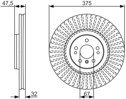 Brake Disc 0986479A26 - image 2