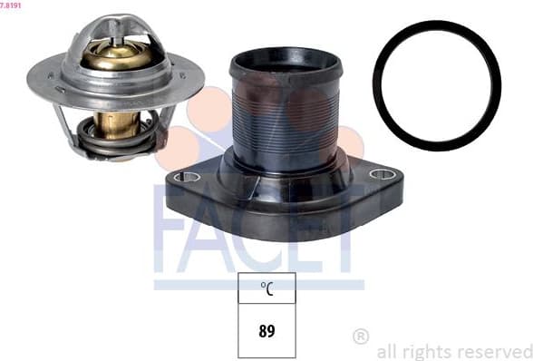 Thermostat, coolant Made in Italy - OE Equivalent 7.8191