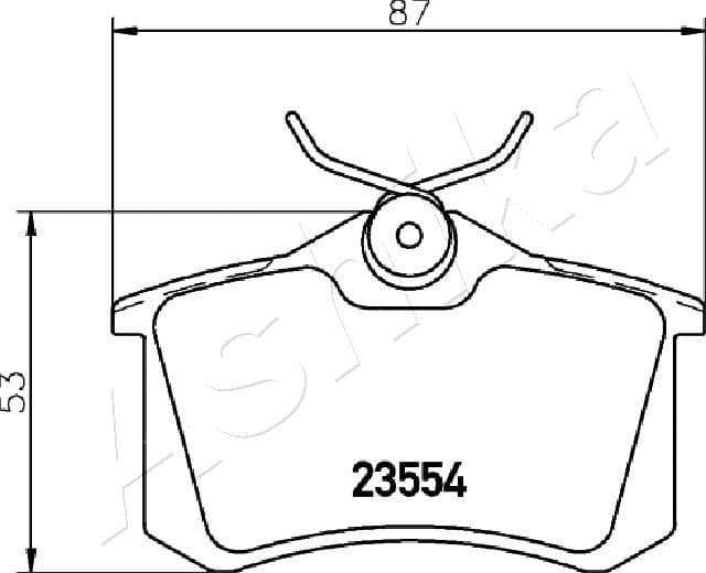Brake Pad Set, disc brake 51-00-0903 - image 2