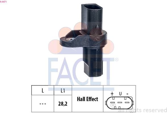 Sensor, camshaft position Made in Italy - OE Equivalent 9.0471