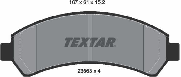 Brake Pad Set, disc brake Q+ 2366301