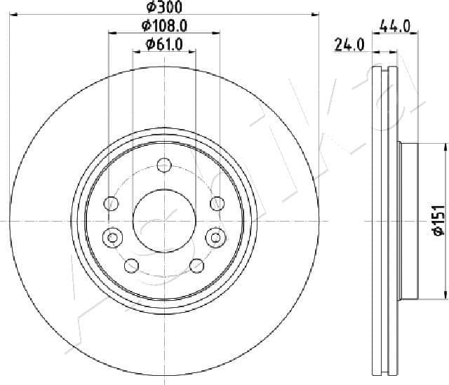 Brake Disc 60-00-0706
