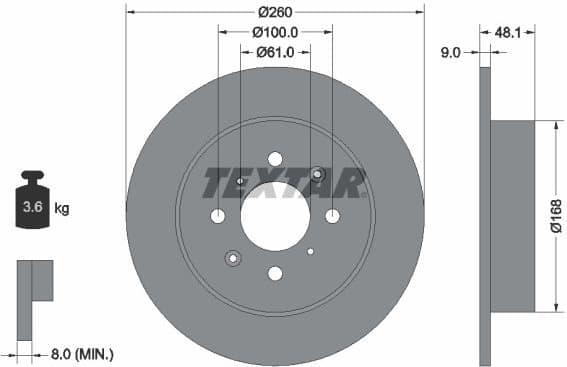 Brake Disc PRO 92125403