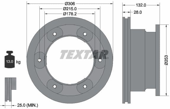 Brake Disc PRO 93177703