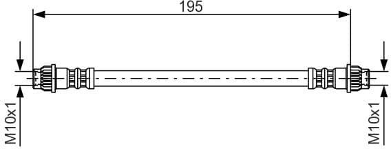 Brake Hose 1987476956 - image 2