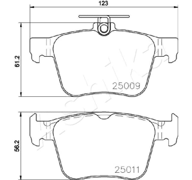 Brake Pad Set, disc brake 51-00-0906 - image 2