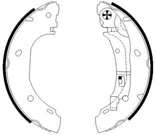 Brake Shoe Set 91060900