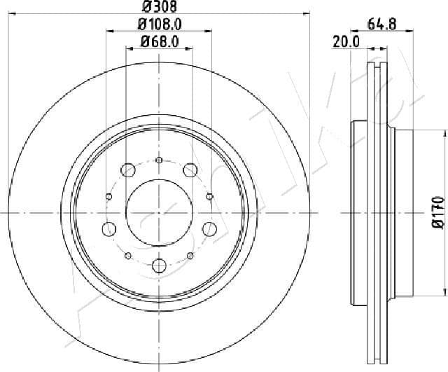 Brake Disc 61-00-0326