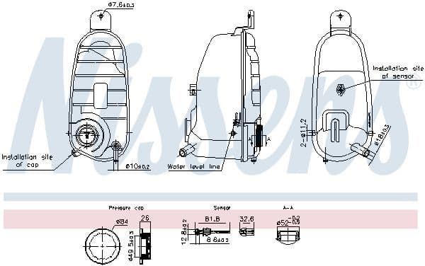 Expansion Tank, coolant ** FIRST FIT ** 996220 - image 5