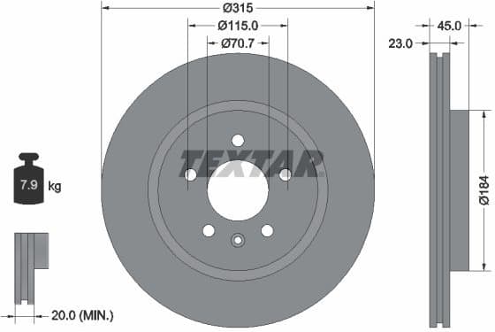 Brake Disc PRO 92239803