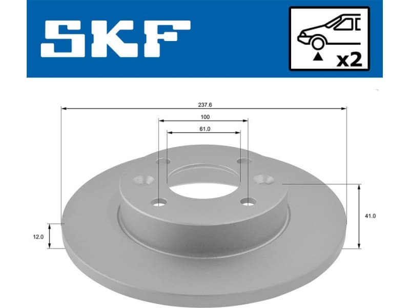 Brake Disc VKBD80343S2