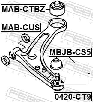 Ball Joint 0420-CT9 - image 2