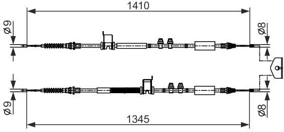 Cable Pull, parking brake 1987482560 - image 2