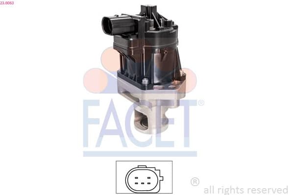 EGR Valve Made in Italy - OE Equivalent 23.0063