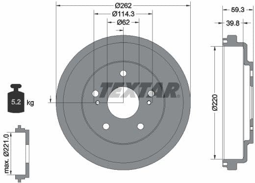 Brake Drum 94047700