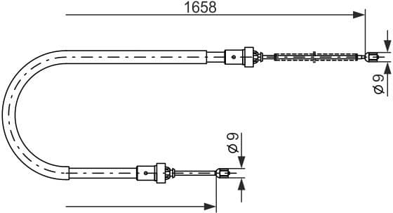 Cable Pull, parking brake 1987482234 - image 2