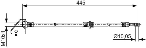 Brake Hose 1 987 481 497 - image 2