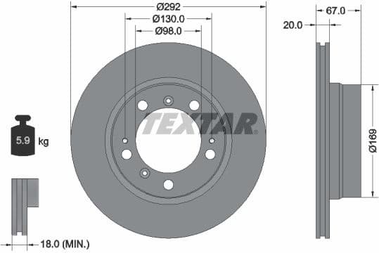 Brake Disc PRO 92088903