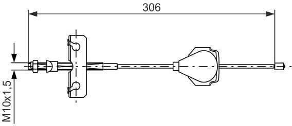 Cable Pull, parking brake 1 987 477 990 - image 2