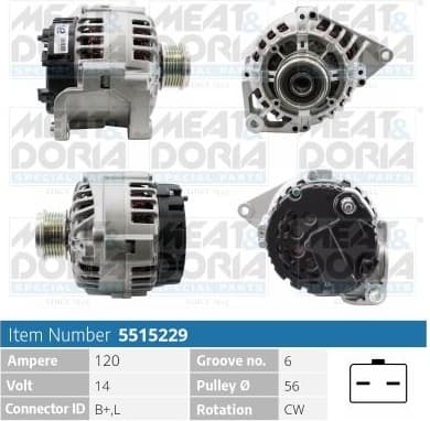 Alternator 5515229