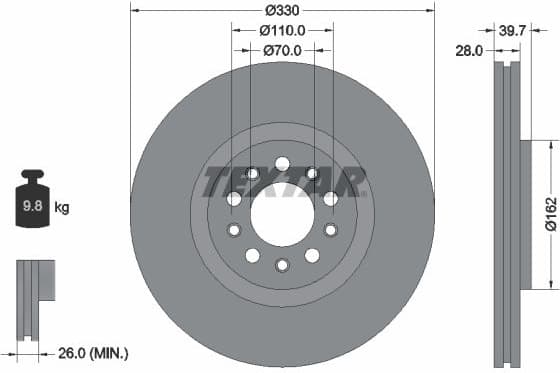 Brake Disc PRO 92220903