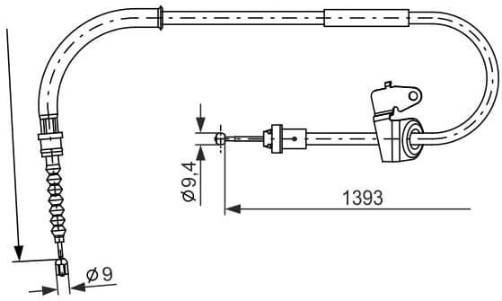 Cable Pull, parking brake 1987482227 - image 2