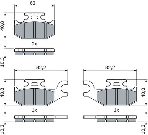 Brake Pad Set, disc brake 0 986 424 293 - image 6