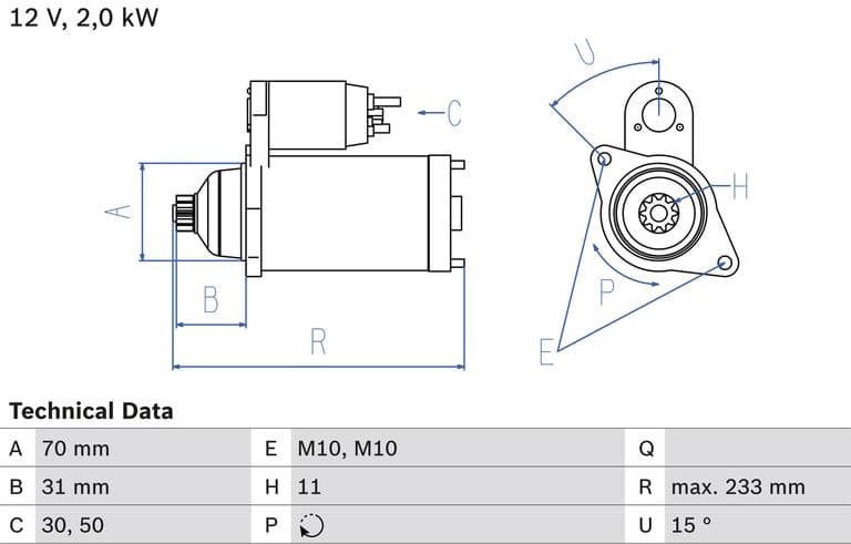 Starter 0986025730 - image 2