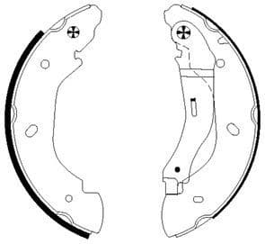Brake Shoe Set 91059100