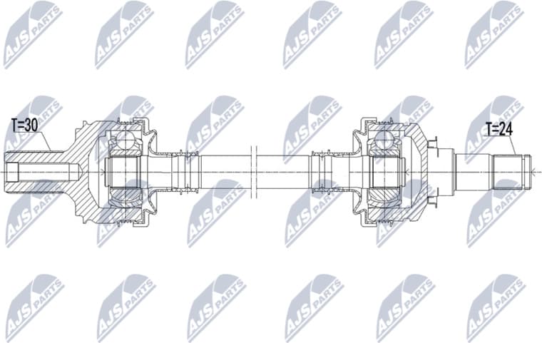 Drive Shaft NPW-ME-222