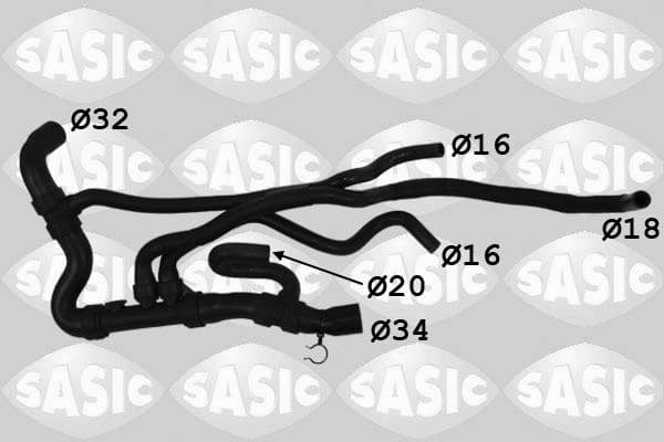 Radiator Hose 3404201