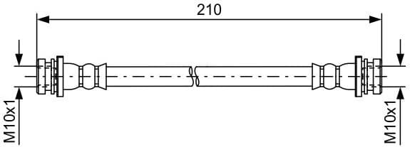Brake Hose 1 987 481 628 - image 2