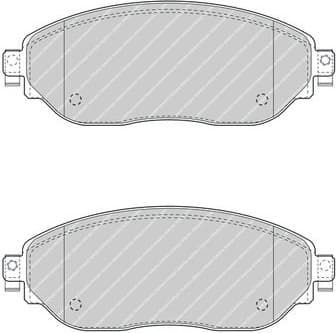 Brake pads front, Top Quality FVR4840 - image 2
