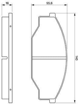 Brake Pad Set, disc brake 0986424382 - image 14
