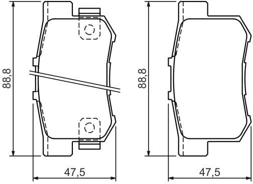 Brake Pad Set, disc brake 0986494358 - image 9