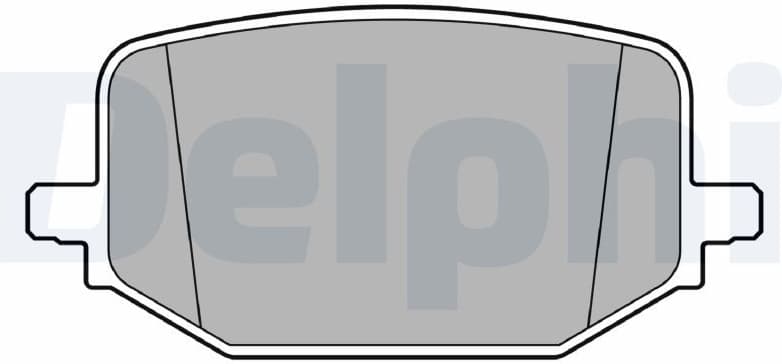 Brake Pad Set, disc brake LP3697