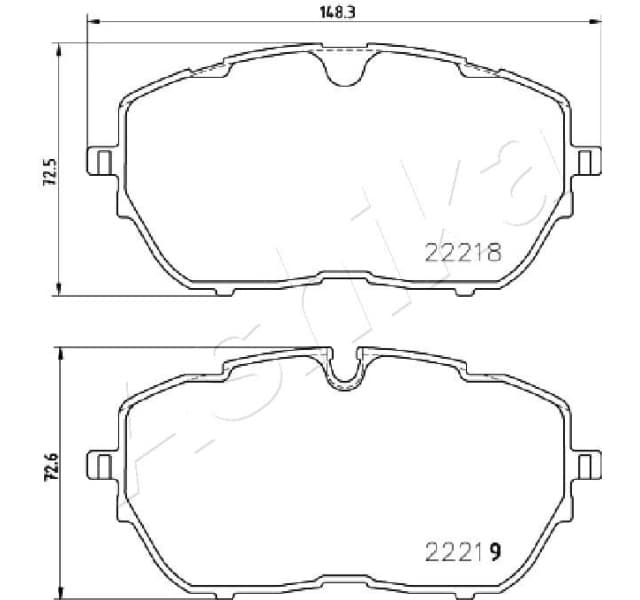 Brake Pad Set, disc brake 50-00-0647 - image 2